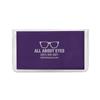 IMPRINTED Purple Premium Microfiber Cloth-In-Case (100 per box / Minimum order - 5 boxes)  